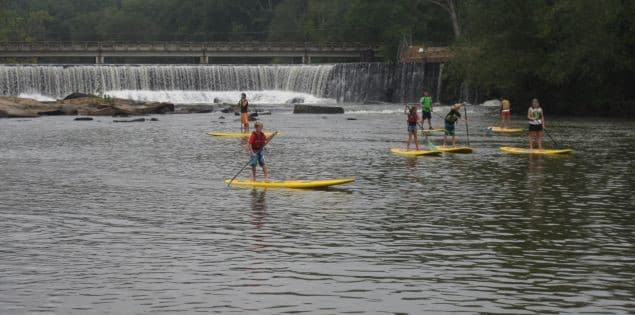 Folks on the river