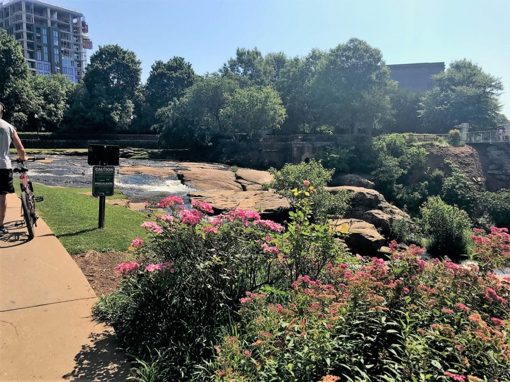 Falls Park in Downtown Greenville, SC