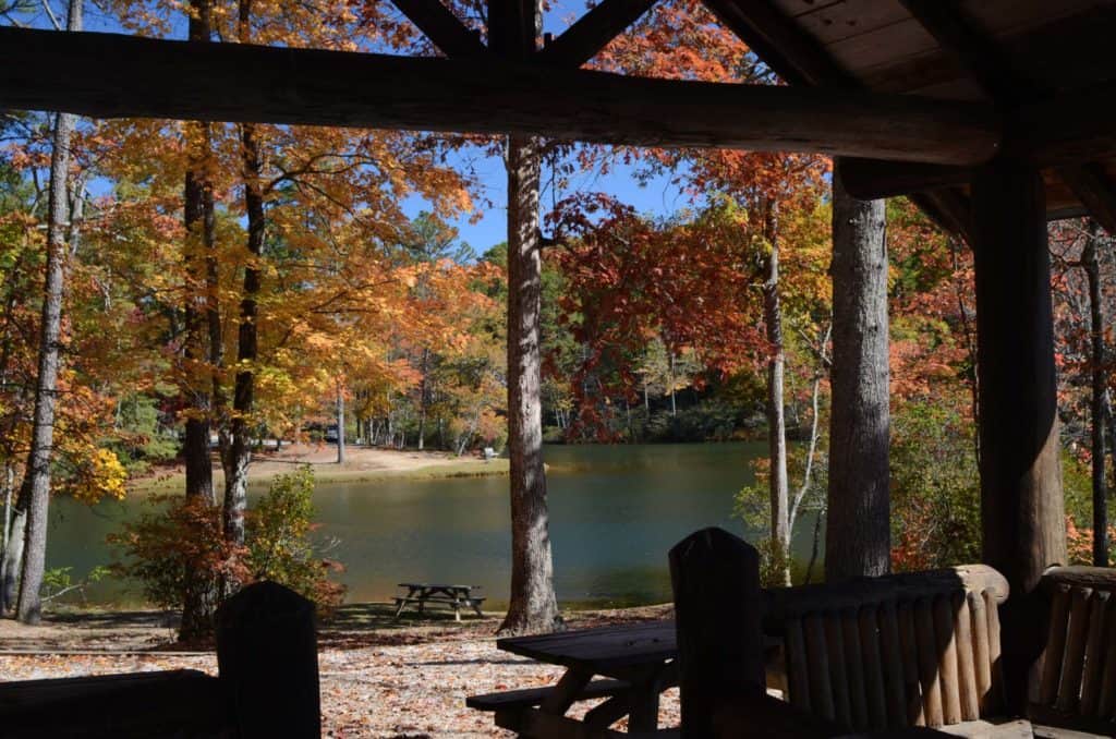 Pretty view of Oconee State Park